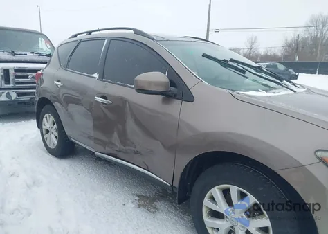 2012 Nissan Murano Sl из США, поврежденный, VIN JN8AZ1MW6CW233952